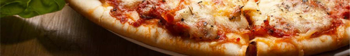 Eating Pizza at Uncle Vito's Too.